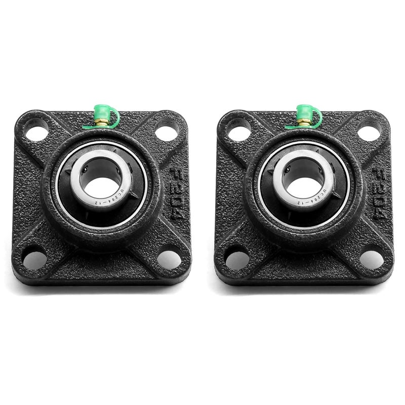 Criditpid Replacement PU-UCF204-12 Auger Bearing for Englander 25-PDVC, 55-SHP10, 25-PDV Pellet Stoves, 2 Pack Auger Bearings with Grease Fitting. - Image 1